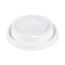 Dart Cappuccino Dome Sipper Lids, 12 oz, White, PK1000 PK 12EL - alternate 2